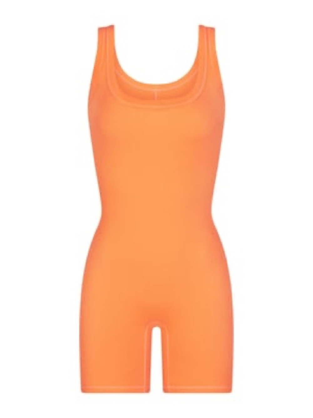 SKIMS Cotton Rib Onesie Apricot Size 2X NWT